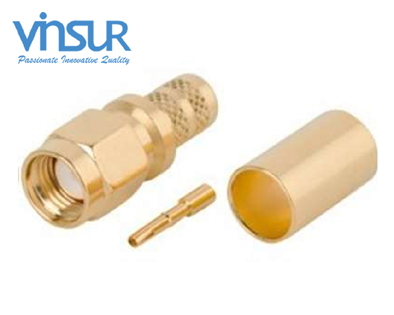 11911016 -- RF CONNECTOR - 50OHMS, RP SMA MALE, STRAIGHT, CRIMP TYPE, LMR-240 CABLE